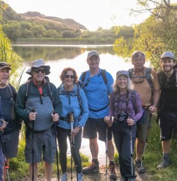 10. Group picture at Diamond Lake
