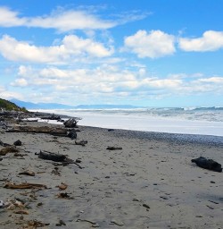 Hiking Haast Beach
