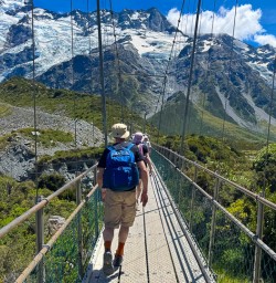 Aoraki Mount Cook National Park walking tours with New Zealand Trails 
