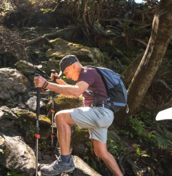 11 Chris Amos climbing on Rocky Mountain Trail2