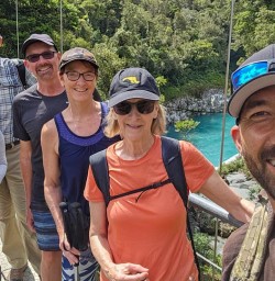 11 Guide Kieran and Group Hokitika Gorge Walk Feb25