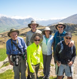 11 The whole group taking in the views of Rock Peak Summit copy