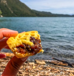 Cake at Lake Rotoiti, Tasman New Zealand