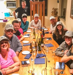 Dinner at Okarito, West Coast New Zealand