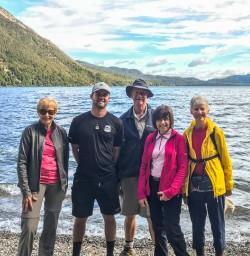Group at Lake Rotoiti, Tasman New Zealand
