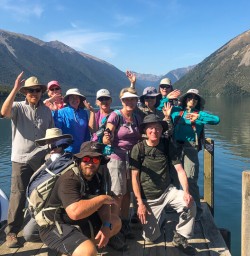 Group at Lake Rotoiti, Tasman New Zealand