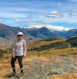 Guest at Rocky Mountain summit