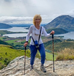 Guest hiking Rocky Mountain