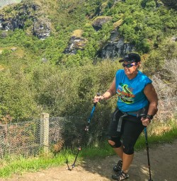 Guest hiking Rocky Mountain