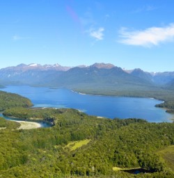 helicopter flight in fiordland