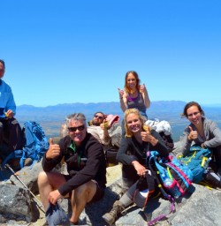 heli hike at kepler track group