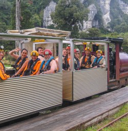 Nile River Train at West Coast, New Zealand