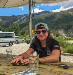 Outdoor lunch at Gibbston, Otago New Zealand