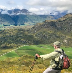 Overlooking Lake Wanaka from Rocky Mountain