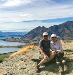 Pair of guests up Rocky Mountain