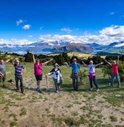 Panorama above Wanaka