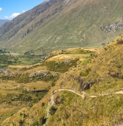 Path winding up Rocky Mountain Wanaka