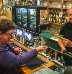 Playing lottery at Punakaiki, West Coast New Zealand