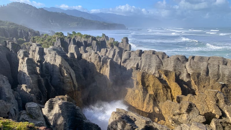 Punakaiki pancake rocks, West Coast New Zealand