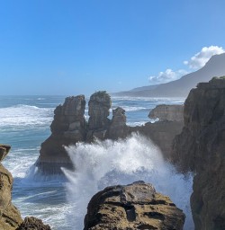 Punakaiki pancake rocks, West Coast New Zealand