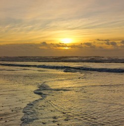 Sunset at Okarito, West Coast NZ