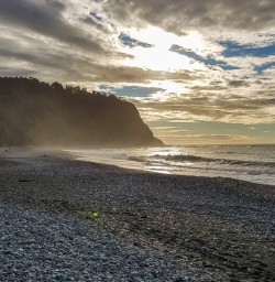 Sunset at West Coast, New Zealand
