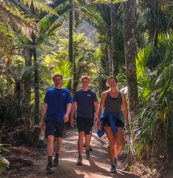 Walking at Porarari river, Paparoa National Park West Coast New Zealand
