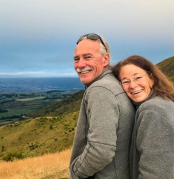 Couple at Crown Range lookout