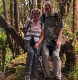 Couple at Porarari river, Paparoa National Park West Coast New Zealand