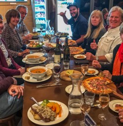 Dinner at The Hermitage Hotel, Aoraki Mt Cook National Park, Canterbury New Zealand