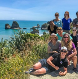 Group at West Coast, New Zealand