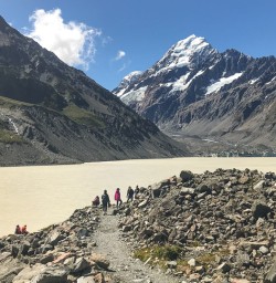 Hooker Lake, Aoraki Mount Cook, Canterbury New Zealand