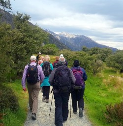 Hiking Hooker Valley