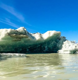 Ice berg Mount Cook National Park