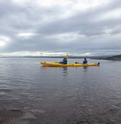 Kayak tour at Okarito Lagoon, West Coast New Zealand