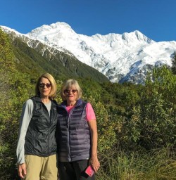 Ladies at Aoraki Mount Cook National Park, Canterbury New Zealand