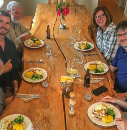 Lunch at Okarito, West Coast New Zealand