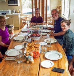 Lunch at Okarito, West Coast New Zealand