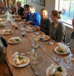 Lunch at Okarito, West Coast New Zealand
