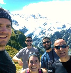 Group at Aoraki Mount Cook National Park
