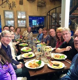 farewell dinner at mount cook