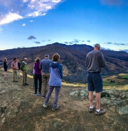 Overlooking Queenstown from Crown Range