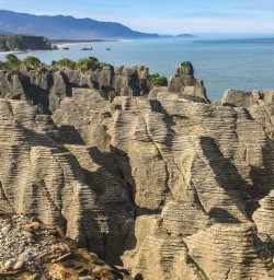 Punakaiki pancake rocks, West Coast New Zealand