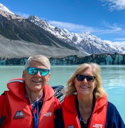 Tasman Glacier boat cruise