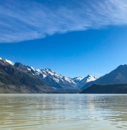 Tasman Glacier lake