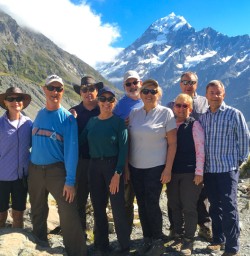 12. Guests on Hooker Lake Mt Cook