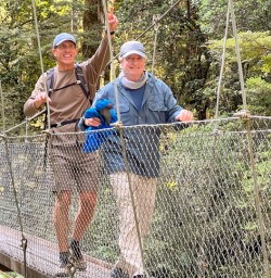 12. Two guest on Kepler swing bridge crossing