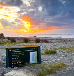 12. West Coast beach sunset