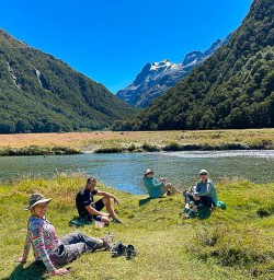 Hiking tour to Routeburn Flats