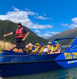 Jet boat ride through Siberia Valley
